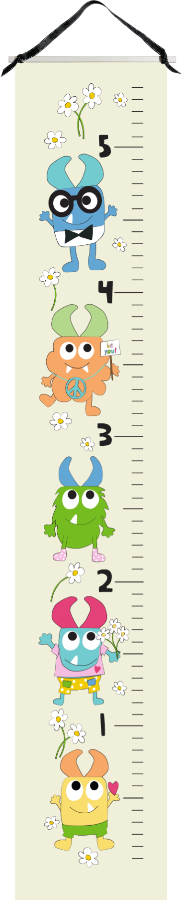 Monster Hanging Growth Chart